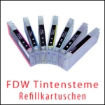 FDW Leerkartuschen f�r Epson 4000 / 7600 / 9600
