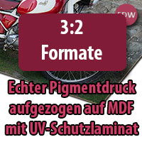 Pigmentdrucke auf MDF im Format 3:2