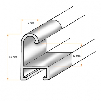 Profil 10 - 29,7 cm (A4)