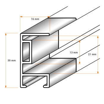 Profil 16 - 20 cm