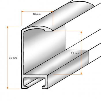 Profil 18 - 118,9 cm (A0)
