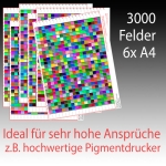 Druckerkalibrierung mit 3000 Messfeldern